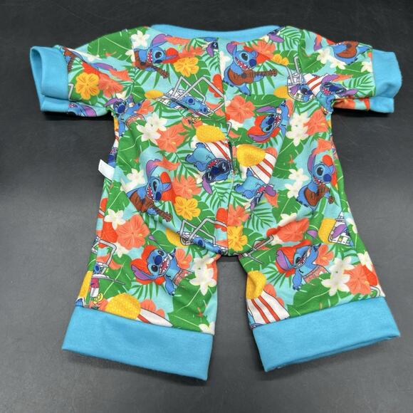 Disney Stitch Plush 12” Build A Bear BAB with Authentic Hawaiian Pajamas 2022 - Picture 3 of 16